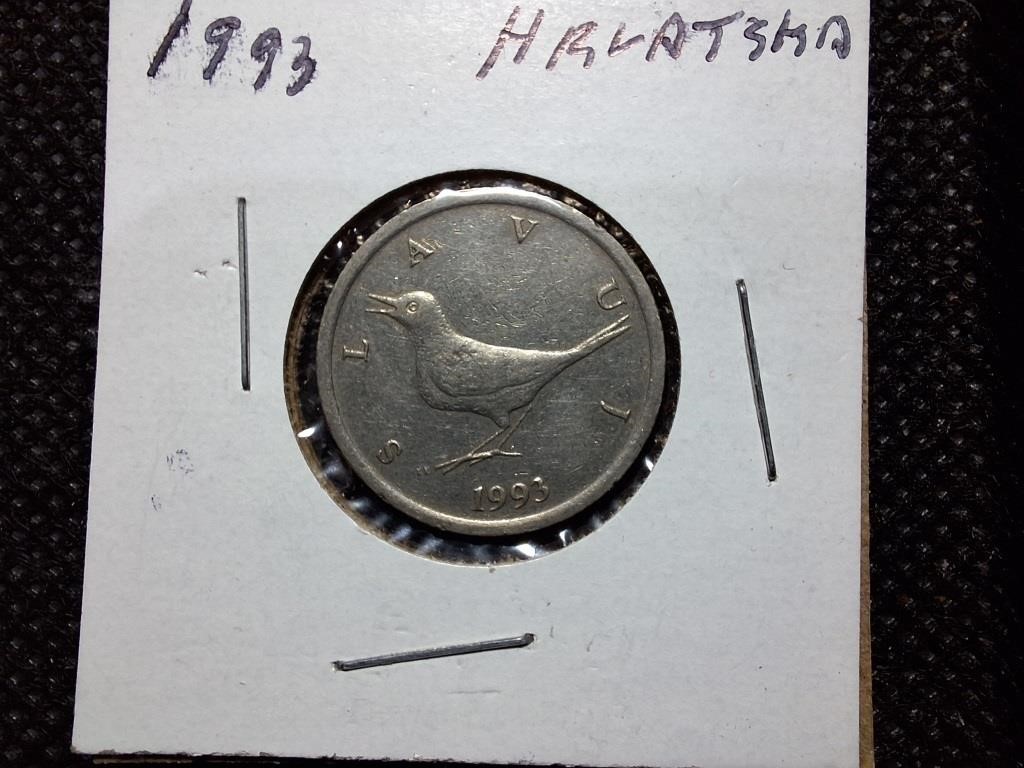 1993 Croatian 1 Kuna Coin