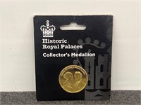 Gold Plated Collectors Medallion Queen Victoria &