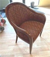 MAHOGANY  FRAME GUEST CHAIRS 3X