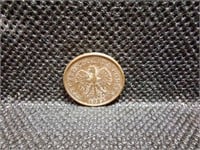 1992 Poland 5 Groszy Coin