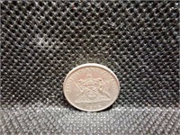 1975 Trinidad and Tobago 25 Cent Coin