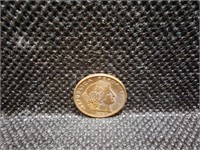1964 Peru 5 Centavos Coin