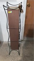 Metal frame floor lamp, not tested, approximately