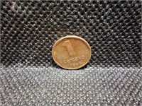 1999 Argentina 1 Centavo Coin