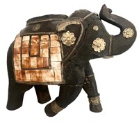 Wooden & Brass Elephant