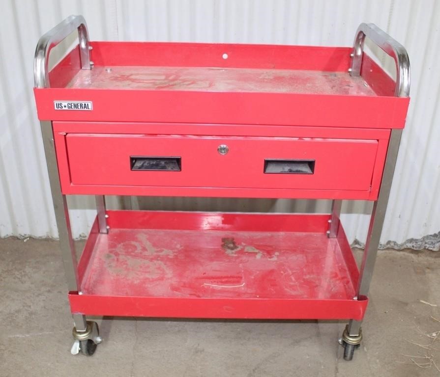 Shop Cart on casters