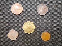 Set of 5 India Coins