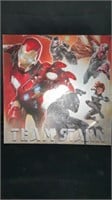 Team Stark wall art , Approximately 20x20 inches
