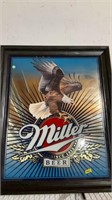 Miller beer framed mirror wall art Approximately