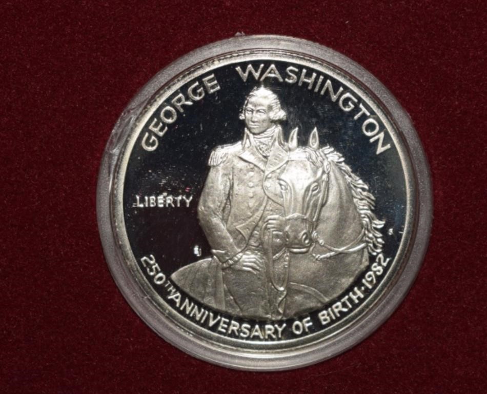 George Washington Proof Comm. Silver Half Dollar