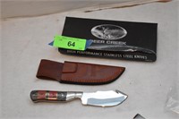 Deer Creek Ultra Performance Knife w/Sheath New