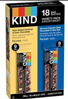 18-Pk Kind Nut Bars Variety Pack, 40g