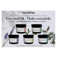 5-Pk Naturally Vain Essential Oil Body Cream Set