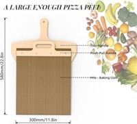 Sliding Pizza Peel, 11.8 x 22.8in Pizza Paddle