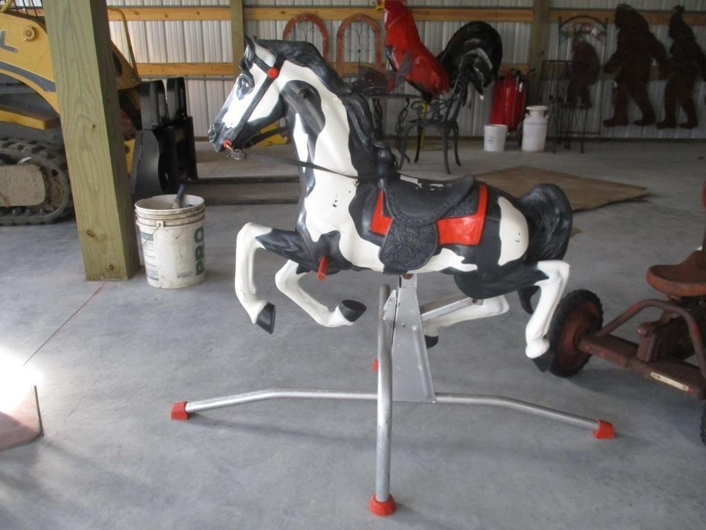 2004- "BLAZE" HORSE 3'5"X 4' PLASTIC AND ALUMINUM