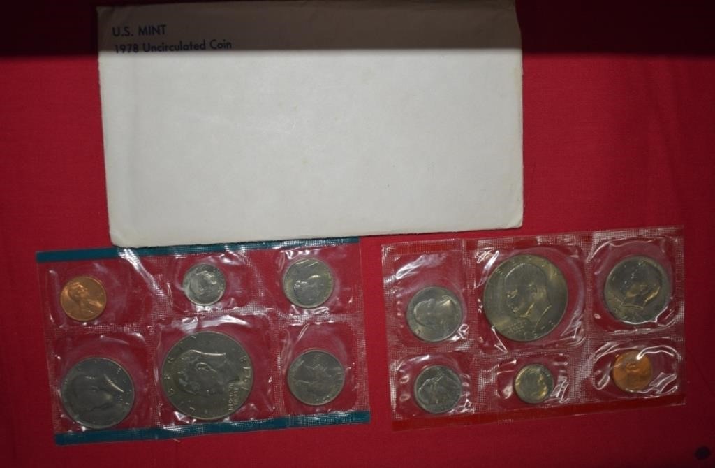 1978 U.S. Unc. Mint Set  D&P  10 Coins