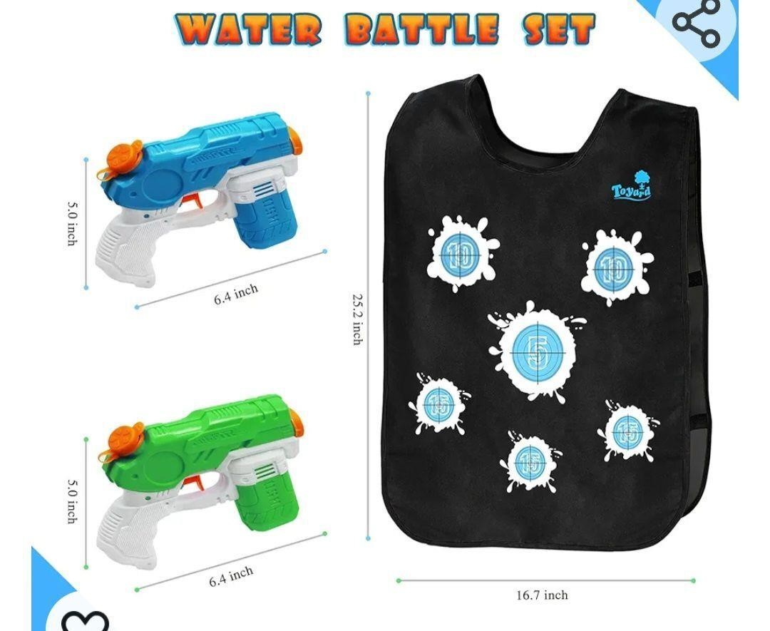 Water Guns & Water Activated Vests
