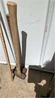Sledgehammer sledge ax two items in lot