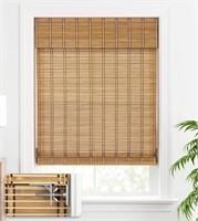 21 1/5'' W X 72'' H Bamboo Roller Shades