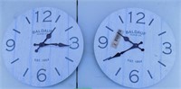 2 Baldauf Wall Clocks