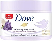 (2) Dove Crushed Lavender & Coconut Milk Exfoliati