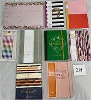 Assorted Journals, Weekly Meal Planner, Planner St