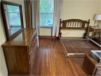 Bassett Queen Bedroom Suite- Bed Frame, & Dressers