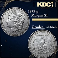 1879-p Morgan Dollar 1 Grades xf details