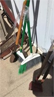 Brooms and shovel only