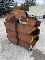 Pallet- Metal Parts Storage Bins
