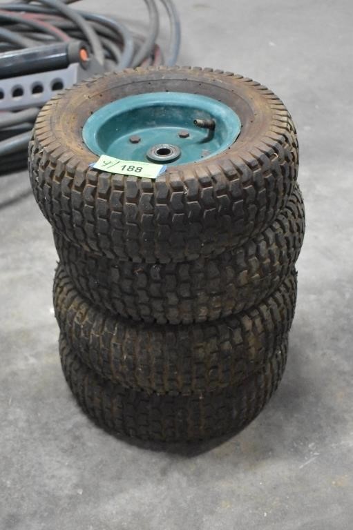 Four 13x5.00-6 Tires