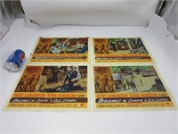 4 lobby Cards 1956 Paramount '' Reglement de