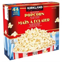 44-Pk Kirkland Signature Microwave Butter Popcorn