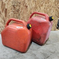 2- 20L & 25L Gas Cans