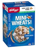 Kellogg’s Mini-Wheats Original Jumbo Pack, 1.6 kg