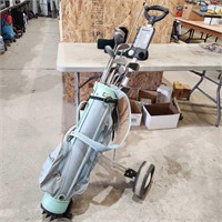 RH Golf Clubs w Bag & Cart