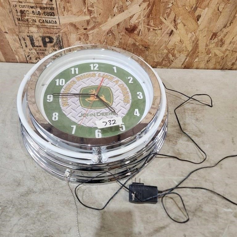 Electric JD Wall Clock