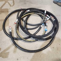 Unused Various sized Hydraulic hoses