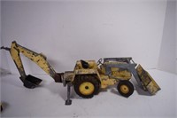 Vintage Metal Tractor / Loader / Backhoe 26"