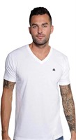 ($64) INTO THE AM Premium V Neck T Shirts,S