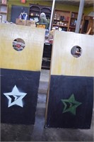 Two Corn Hole / Bean Bag Toss Boards