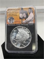 1965-P Silver Peace Dollar C&G
