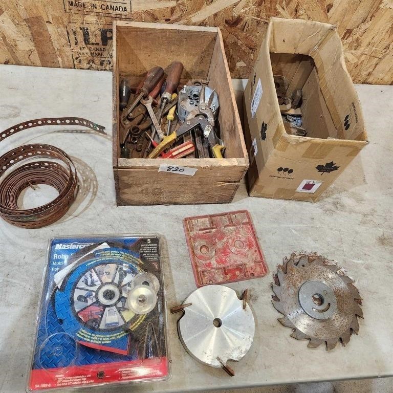 Box of Various tools