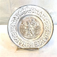Vintage Repousse Style Wall Plate