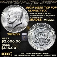 ***Auction Highlight*** 1982-p Kennedy Half Dollar