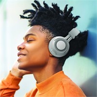 Brookstone Nova Touch Wireless Headphones Grey