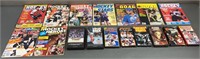 17pc 1980s-90s Hockey VHS Tapes & Magazines