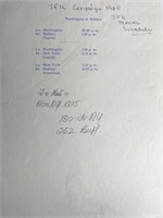 Original JFK Flight Schedule From JFK Senate Files