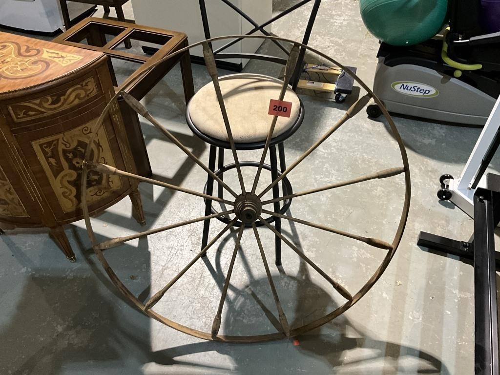 Spinning Wheel, Bar Stool
