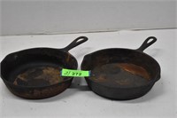 Two Cast Iron Skillets. One Wagner Ware Sydney O